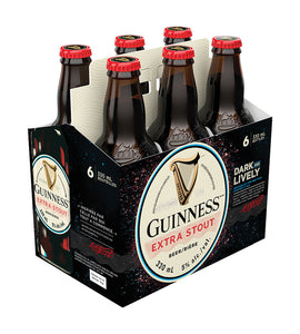 Guinness Extra Stout 6 x 330 ml bottle