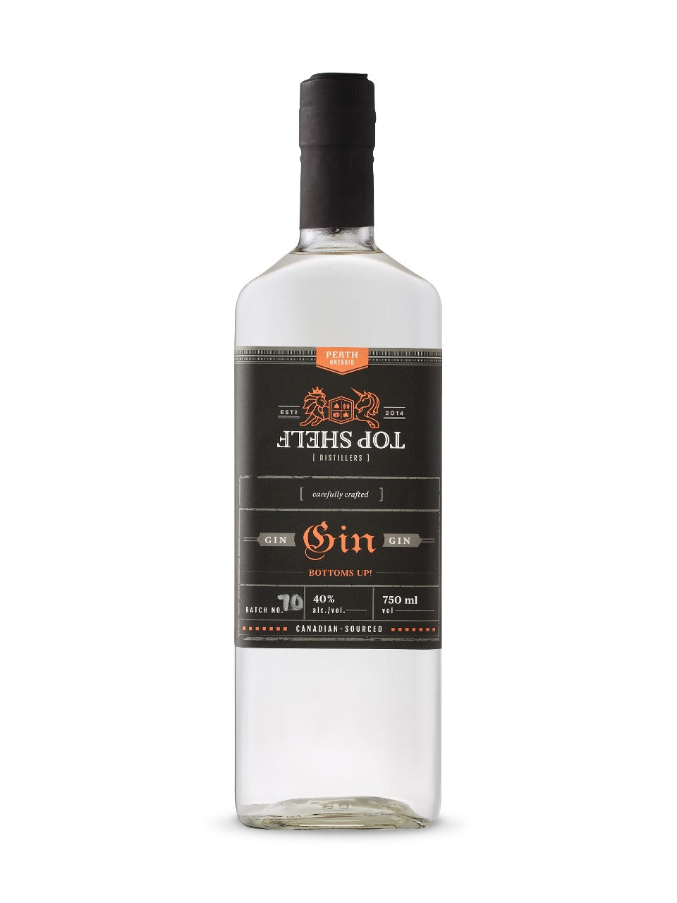 Top Shelf Gin 750 ml bottle