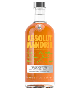 Absolut Mandrin Vodka  750 mL bottle