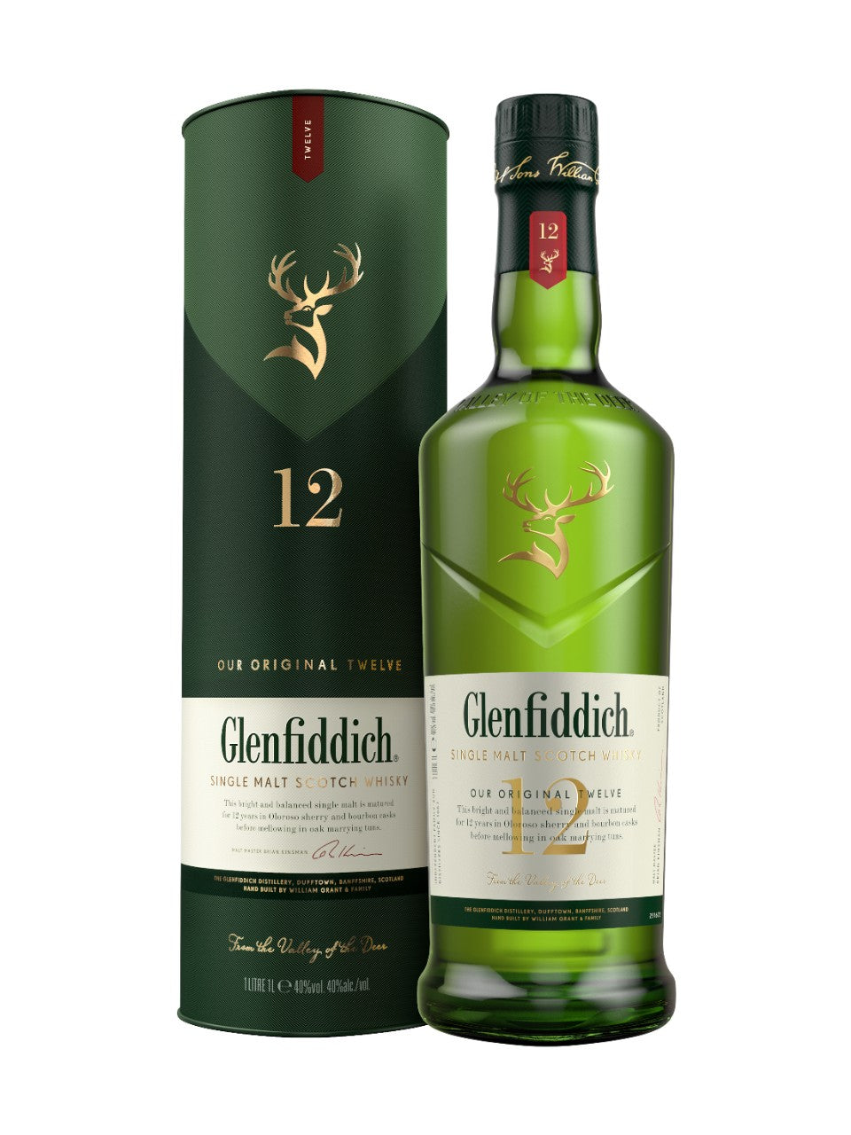 Glenfiddich 12 Year Old Single Malt Scotch Whisky 1140 ml bottle