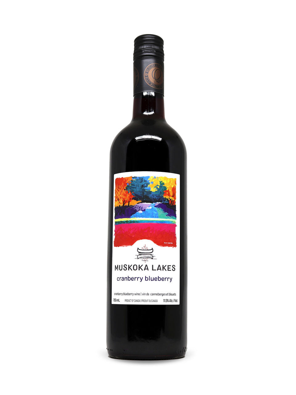 Muskoka Lakes Cranberry Blueberry Wine  750 mL bottle