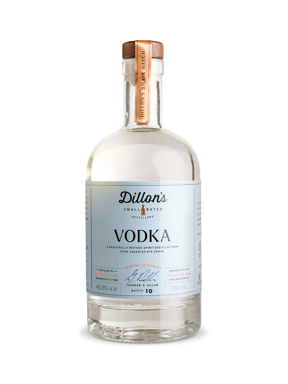 Dillon's Vodka 750 ml bottle