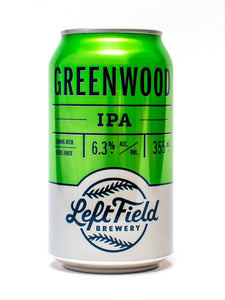 Left Field Brewery Greenwood IPA 355 mL can