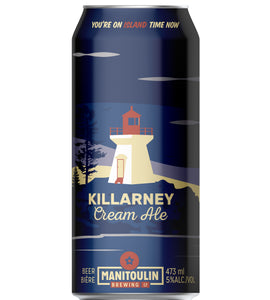 Manitoulin Brewing Killarney Cream Ale 473 mL can