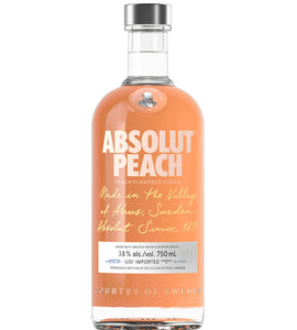 Absolut Peach Vodka 750 ml bottle