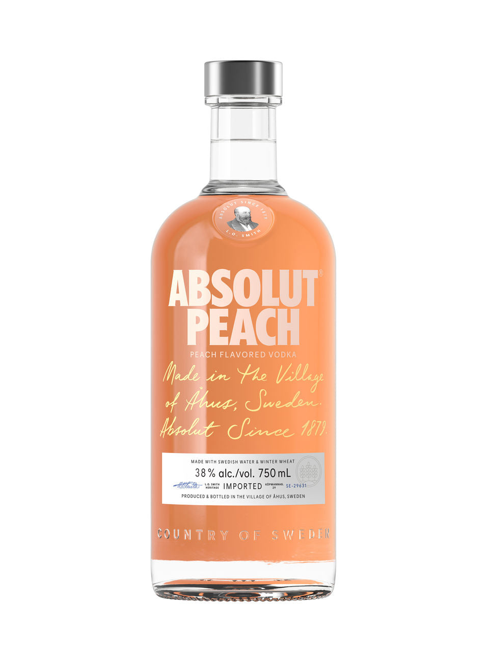 Absolut Peach Vodka 750 ml bottle