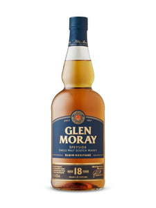 Glen Moray 18 Year Old Speyside Single Malt Scotch Whisky 700 ml bottle