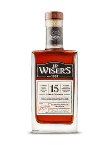 J.P. Wiser's 15 Year Old Canadian Whisky 750 mL bottle