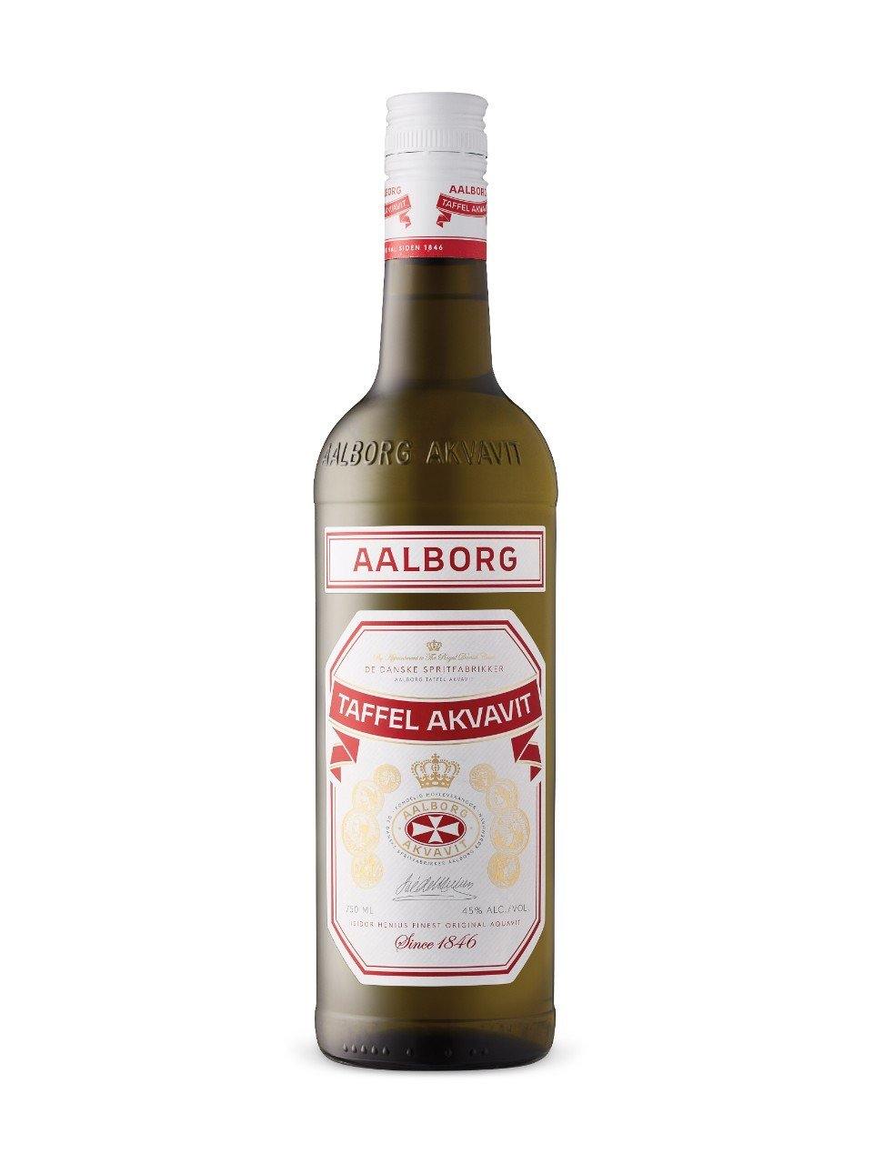 Aalborg Taffel Akvavit  750 mL bottle  |   VINTAGES - Speedy Booze