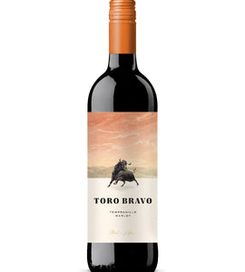 Toro Bravo Tempranillo Merlot DO, Valencia 750 ml bottle