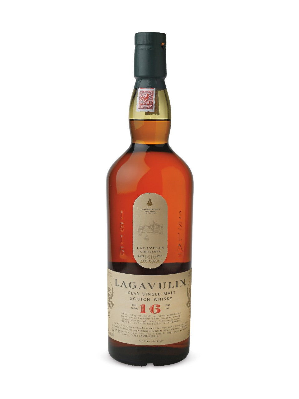Lagavulin 16 Year Old Islay Single Malt Scotch Whisky 750 ml bottle