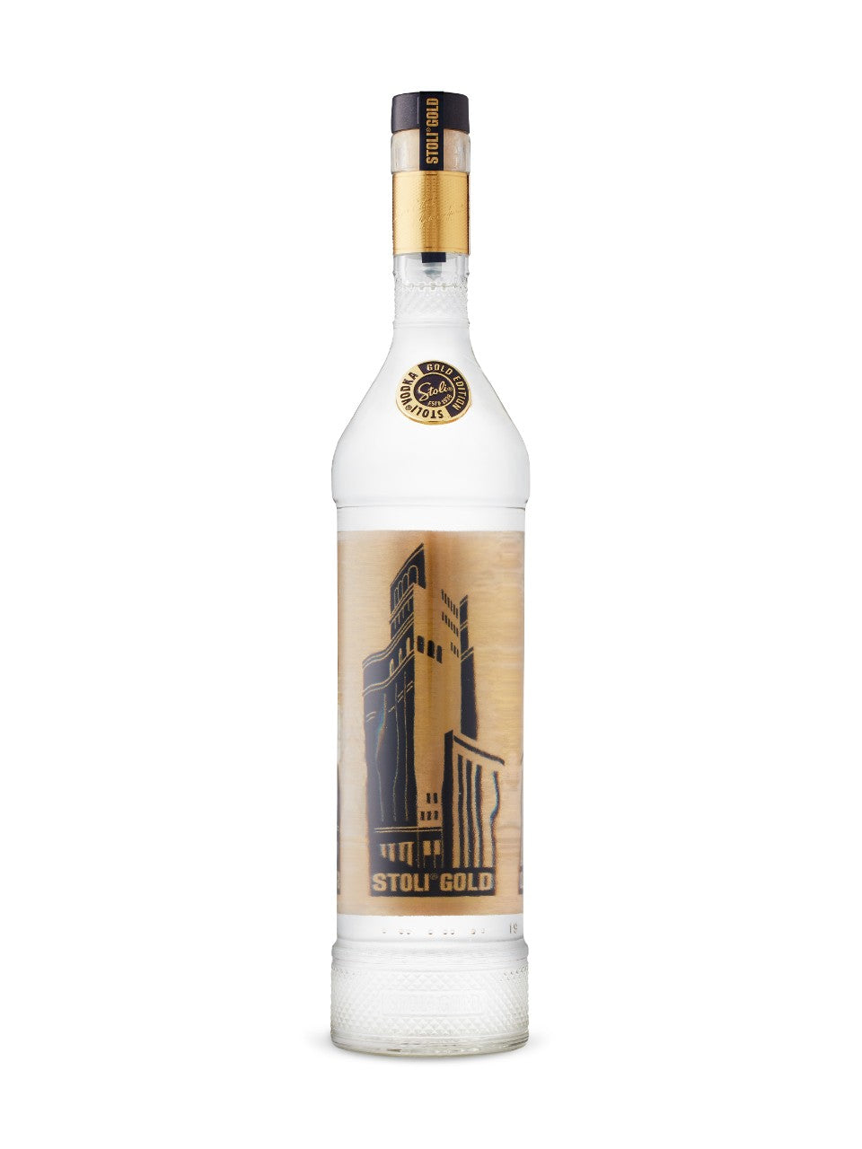 Stoli Gold Vodka 750 mL bottle