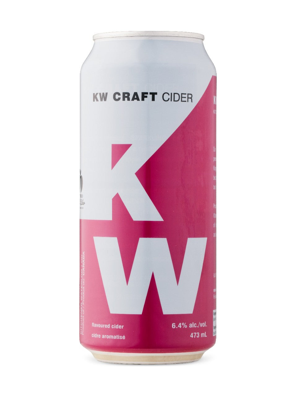 Kw Craft Cider Wild Cherry  473 mL can