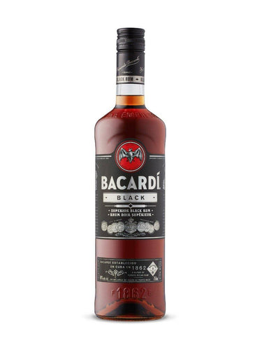 Bacardi Black Rum 750 mL bottle - Speedy Booze