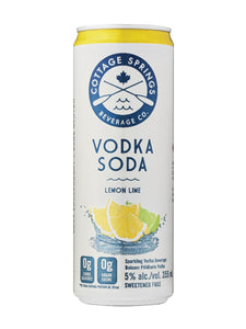 Cottage Springs Lemon Lime Vodka Soda 355 mL can