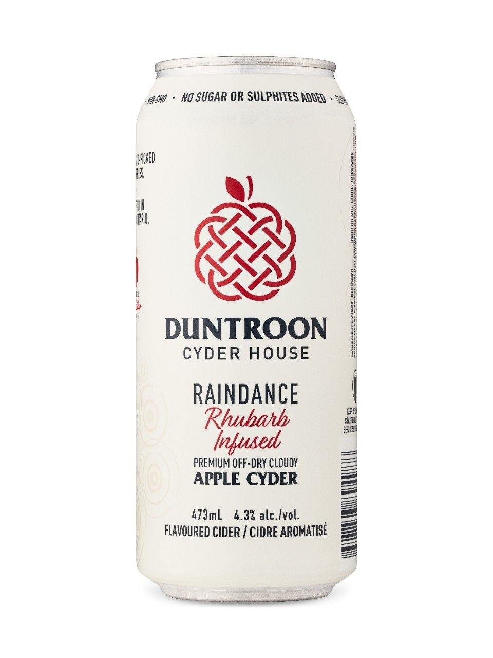 Duntroon Cyder House - Raindance Rhubarb Infused  473 mL can - Speedy Booze