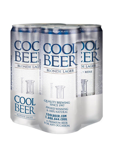 Cool Beer Blonde Lager  4 x 355 mL can - Speedy Booze