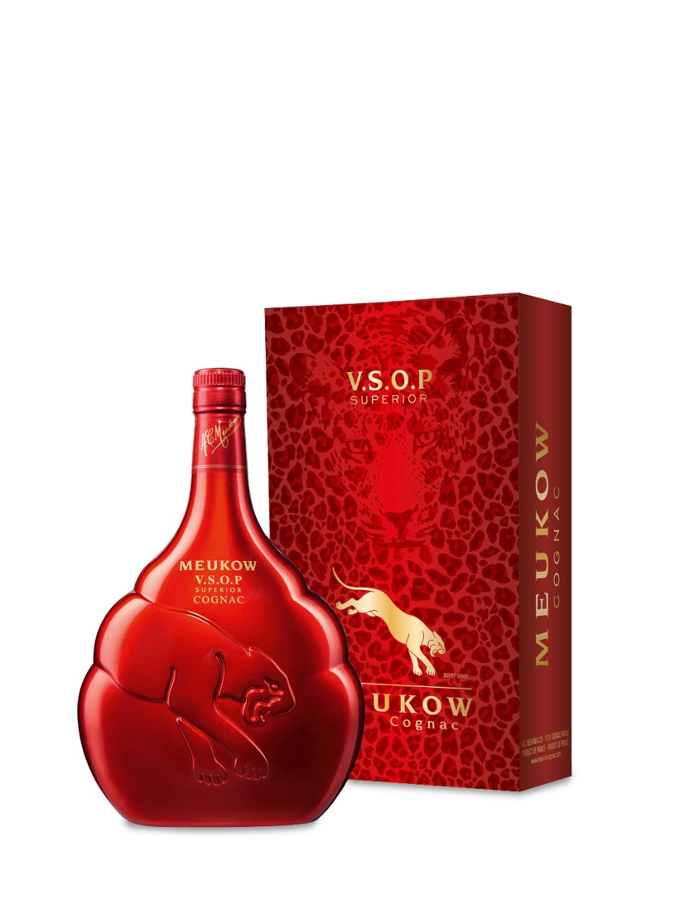 Meukow Feline VSOP Cognac 750 mL bottle