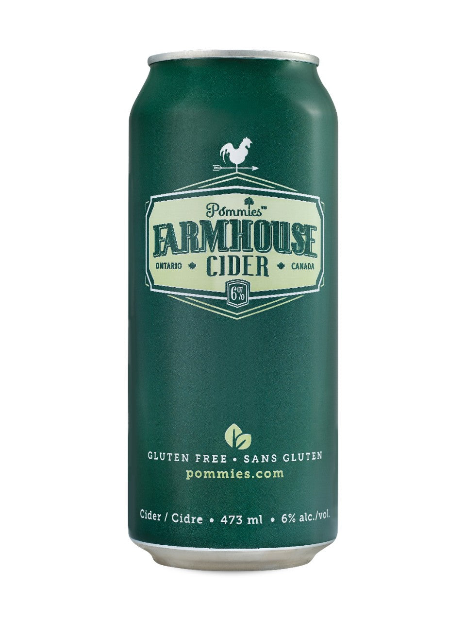 Pommies Farmhouse Cider 473 mL can