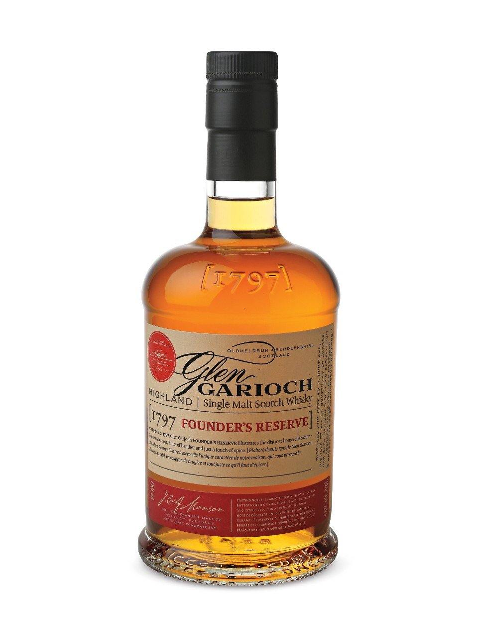 Glen Garioch Founder's Reserve Highland Single Malt Scotch Whisky  750 mL bottle - Speedy Booze