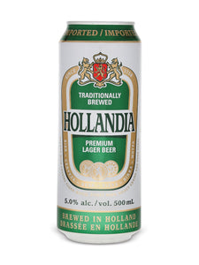 Hollandia Lager Beer 500 mL can