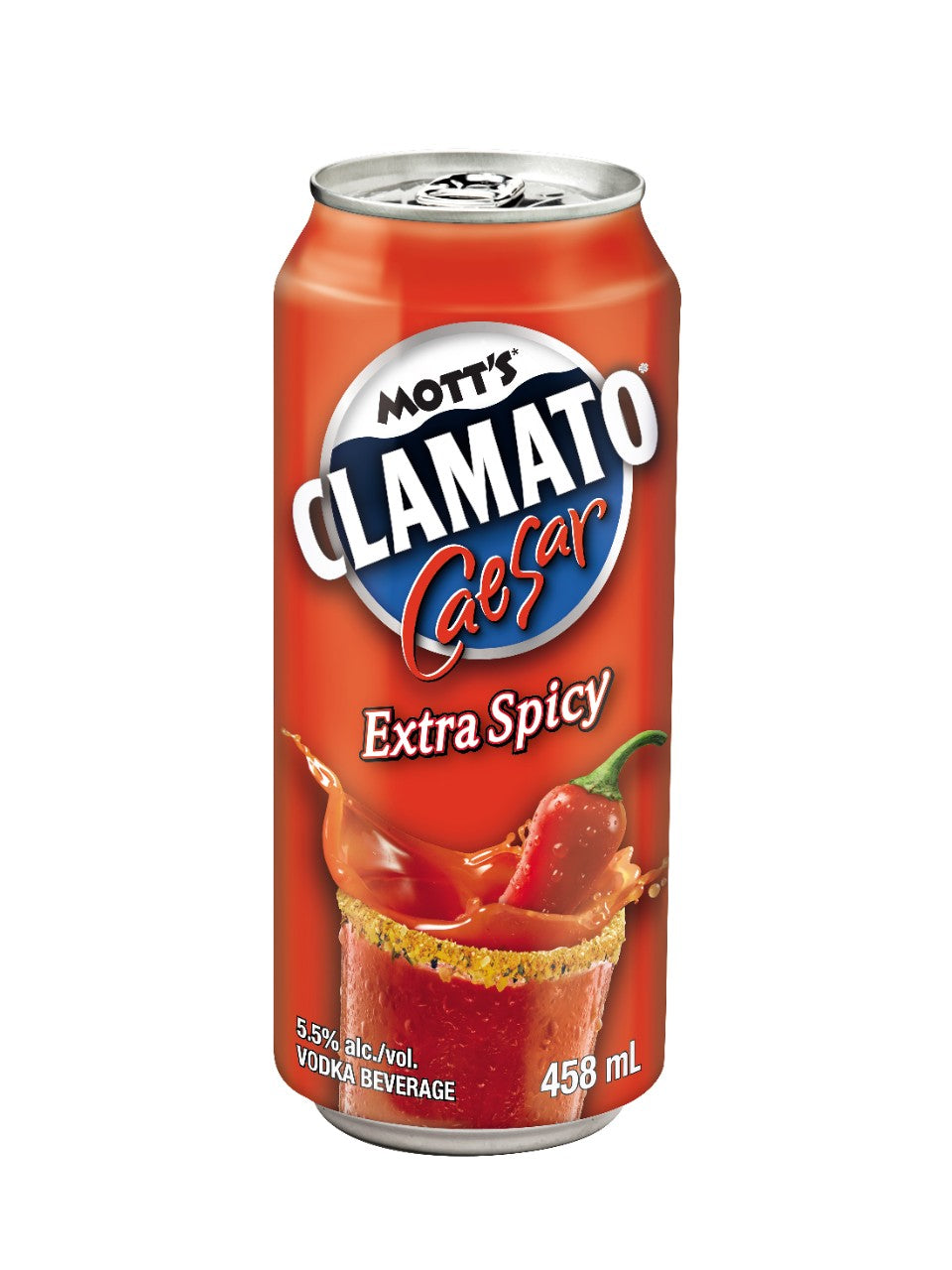 Mott's Clamato Extra Spicy Caesar  458 mL can