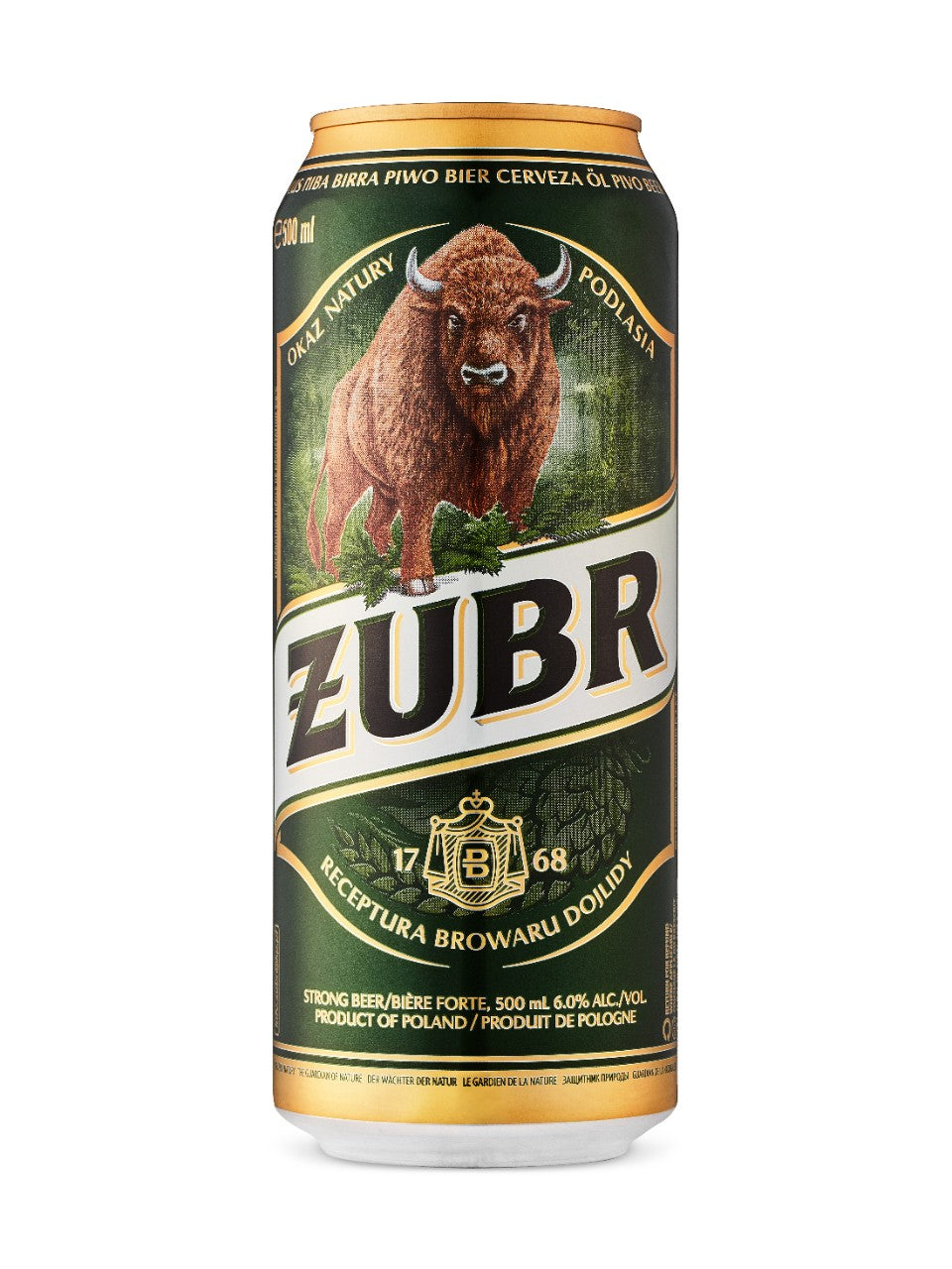 Zubr 500 mL can