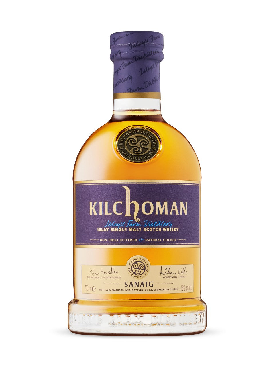 Kilchoman Sanaig Islay Single Malt Scotch Whisky 700 ml bottle