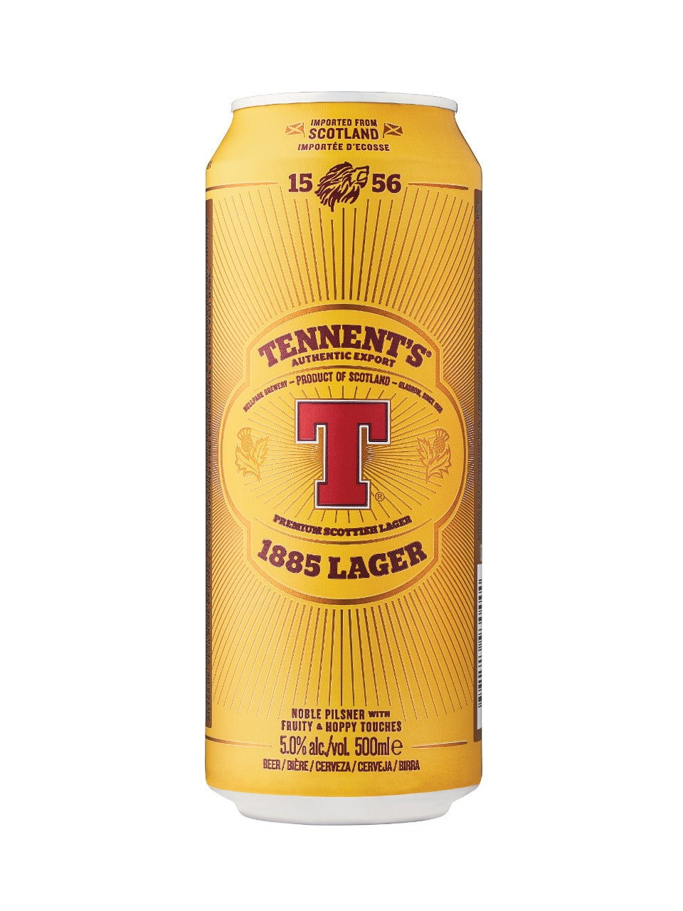 Tennent's Export Lager 500 mL can