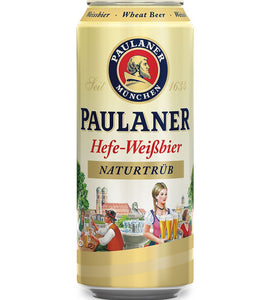 Paulaner Hefe-Weissbier 500 mL can