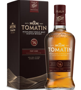 Tomatin 14 Year Old Portwood Highland Single Malt Scotch Whisky 750 ml bottle