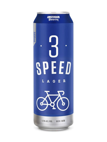 Amsterdam 3 Speed Lager  568 mL can - Speedy Booze