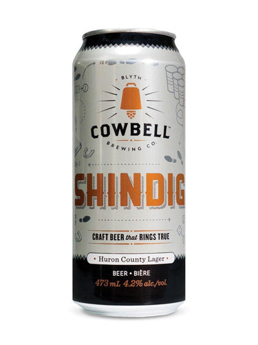 Cowbell Brewing Co. Shindig Huron County Lager 473 mL can - Speedy Booze