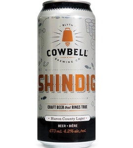 Cowbell Brewing Co. Shindig Lager 473 mL can