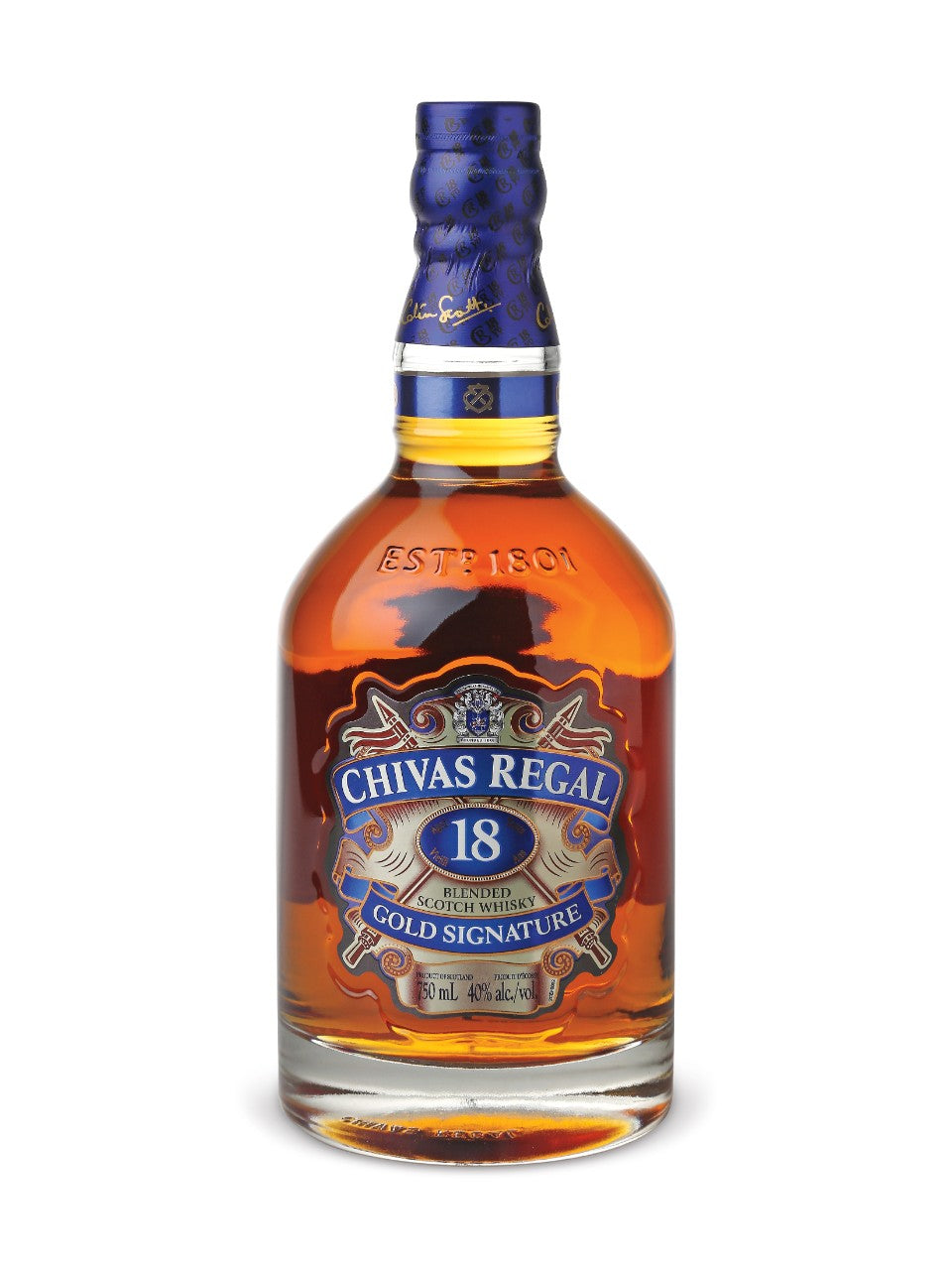 Chivas Regal 18 Year Old Scotch Whisky 750 ml bottle