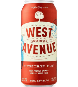 West Avenue Cider Heritage Dry  473 mL can
