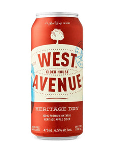 West Avenue Cider Heritage Dry  473 mL can - Speedy Booze