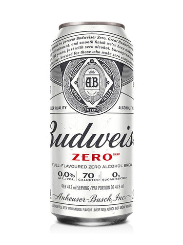 Budweiser Zero  473 mL can - Speedy Booze