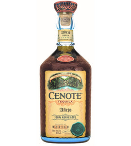 Cenote Tequila Anejo  750 mL bottle