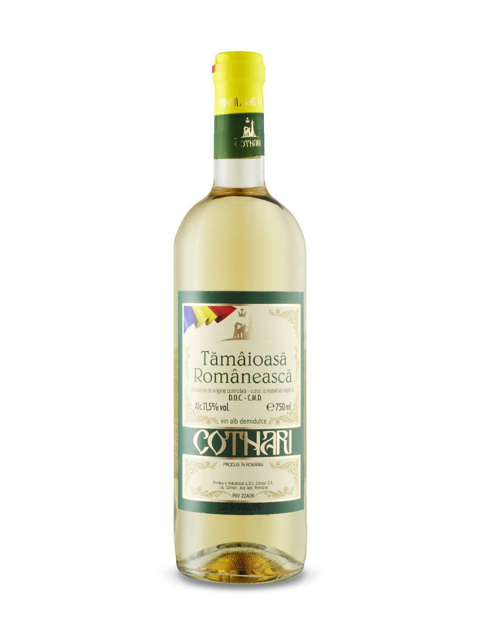Tamaioasa Romaneasca Cotnari DOC  750 mL bottle