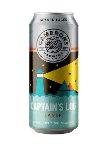 Cameron's Captain's Log Lager  473 mL can - Speedy Booze