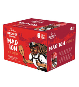 Muskoka Mad Tom IPA 6 x 473 mL can