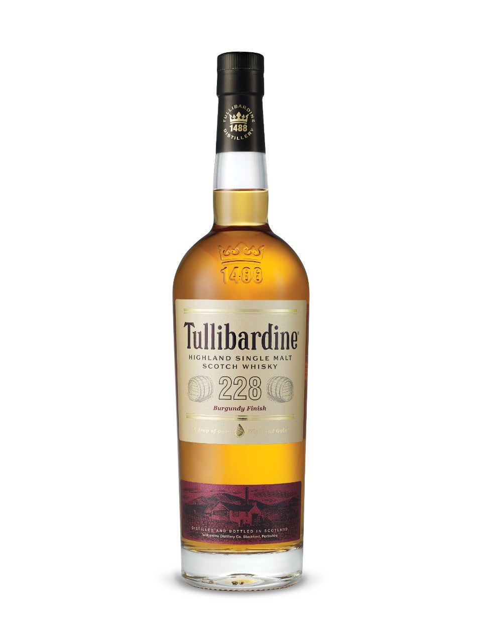 Tullibardine 228 Burgundy Finish Highland Single Malt Scotch Whisky 750 mL bottle