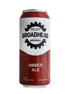 Broadhead Amber Ale 473 ml can