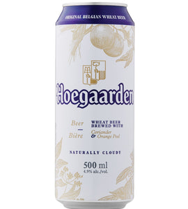 Hoegaarden 500 mL can