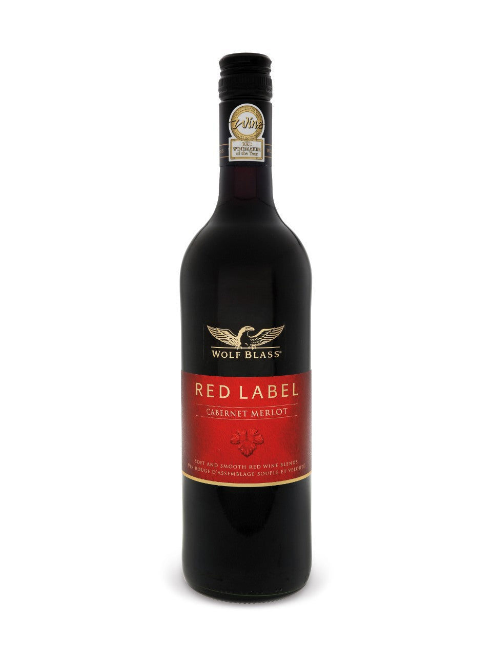 Wolf Blass Red Label Cabernet Merlot Blend 750 ml bottle