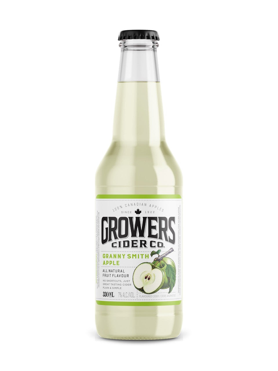 Growers Granny Smith Apple Cider 6 x 330 mL bottle