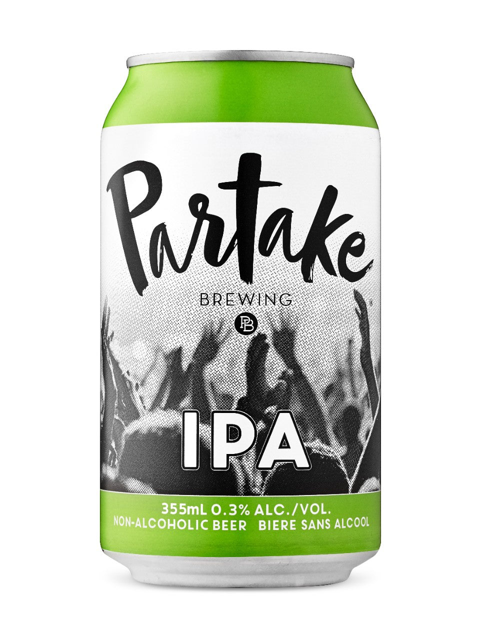 Partake Brewing Non-Alcoholic IPA 355 mL can