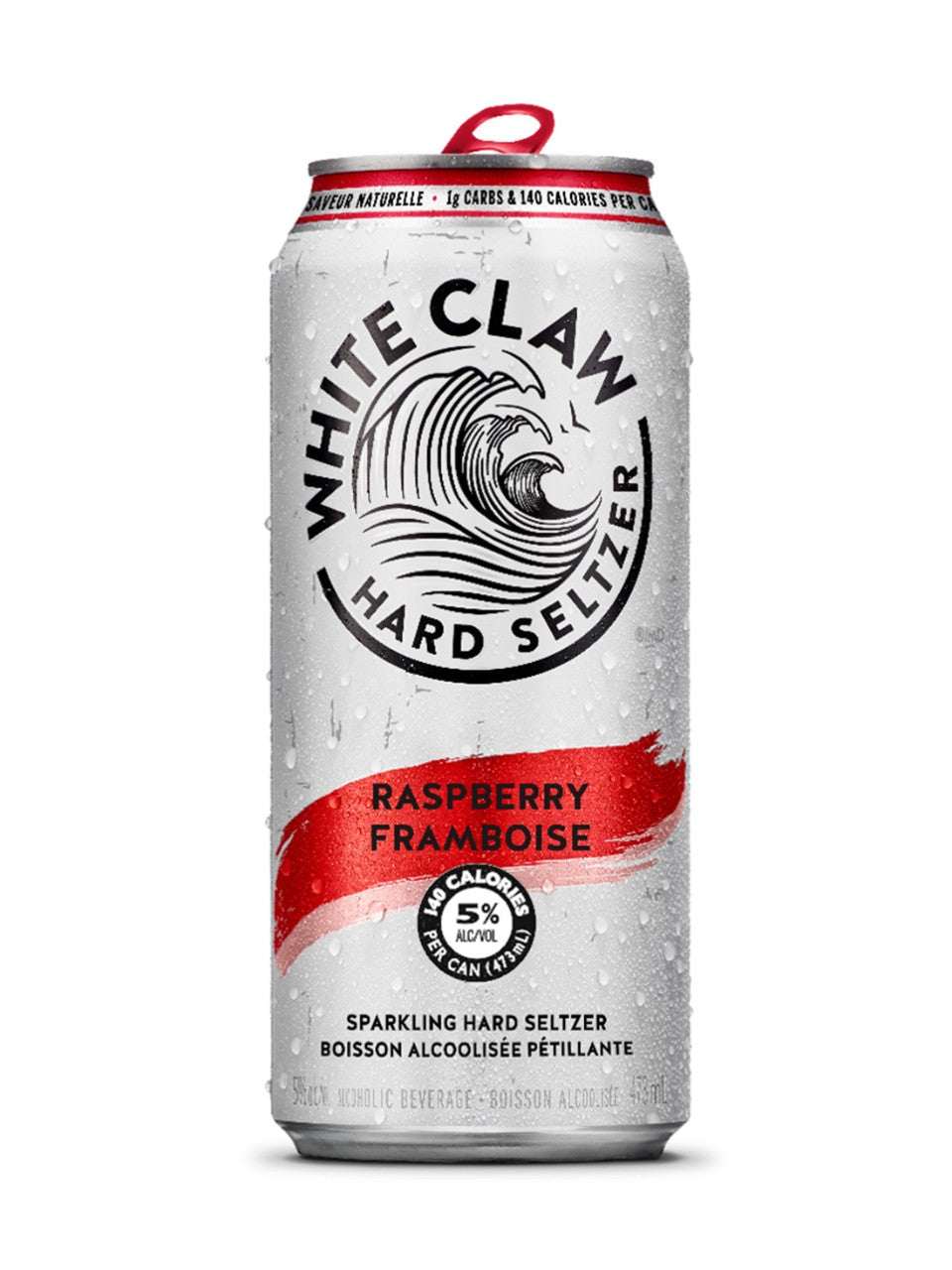 White Claw Hard Seltzer Raspberry  473 mL can