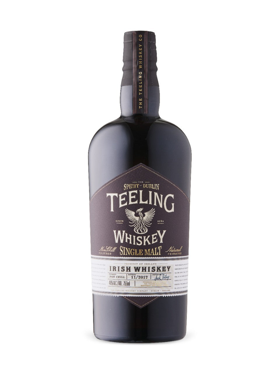 Teeling Single Malt Irish Whiskey 750 mL bottle